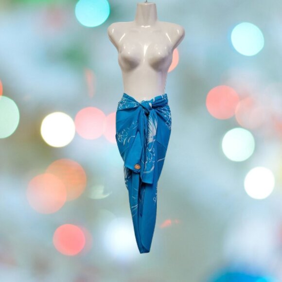 Cover-Ups Swimsuit Cover Ups, Beachwear Wraps, Halter or Strapless Wrap Dress - Picture 6 of 6